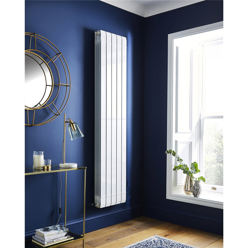 Clifton Vertical Designer Radiator, 1870" H x 320" W x 100" D