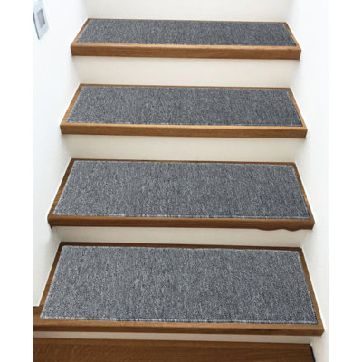 Tapis d'escalier antidérapant lavable à la machine