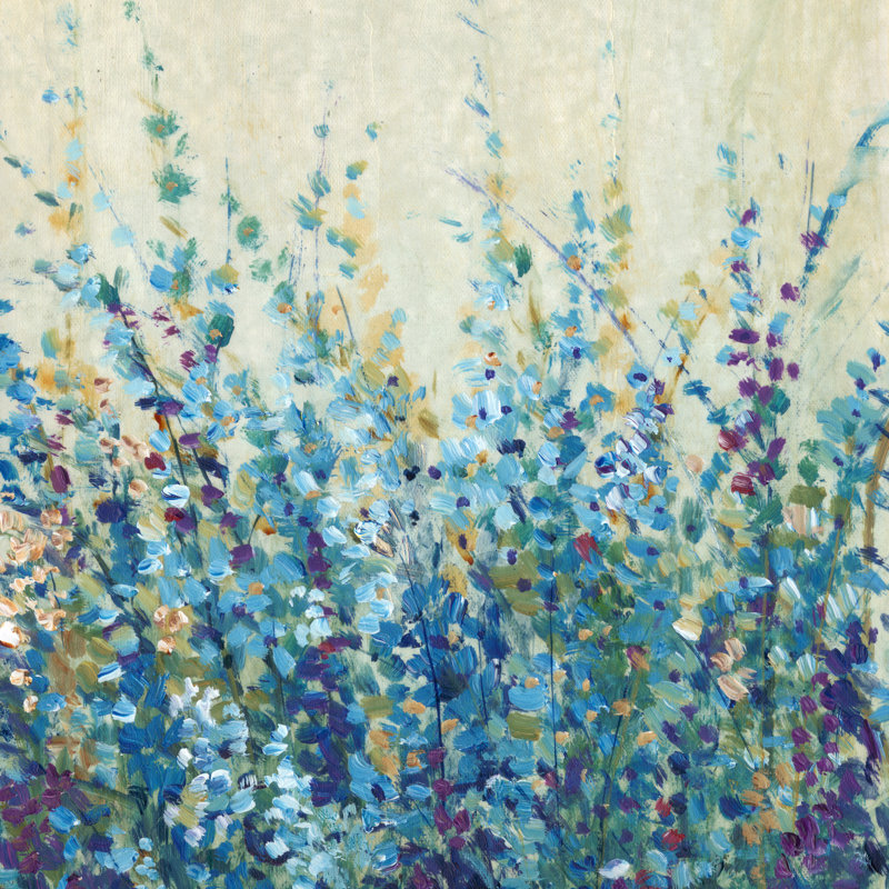«Shades Of Blue I» par Timothy O 'Toole - reproduction sur toile, H 31,5 po x l 31,5 po x P 1,375 po, Non