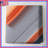 Orange Diagonal Stripes Quilted Bedspread All Sizes-126343082