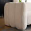 Boucle beige de 83 po à 3 places conçue pour le bureau d'une chambre à coucher et d'un appartement, éponge haute résilience, structure, espaces de vie doux au toucher, coussins en matériaux de qualité, structure en bois