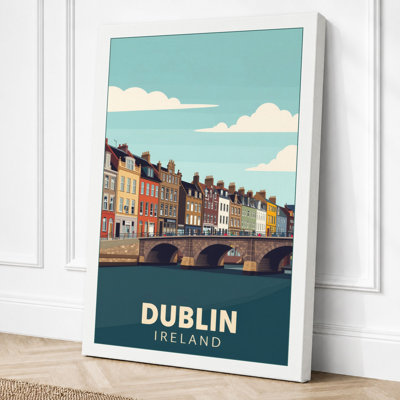 Postcard From Dublin Vintage - Print