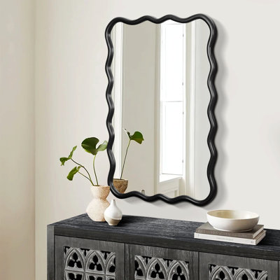 Miroir rectangulaire, miroir mural moderne pour salle de bain, chambre à coucher, salon, entrée