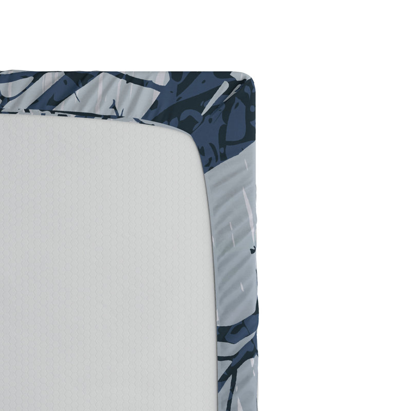 Microfiber Patterned Fitted Sheet, Full/Double Fitted Sheet