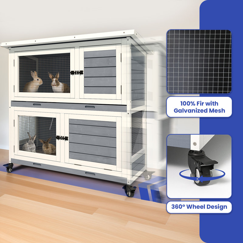 Flin Weather Resistant Rabbit Hutch