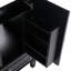 [Vidéo] Meuble-lavabo de 30 po avec lavabo style rétro, espace de rangement multifonctionnel, tablette de porte, porte à fermeture en douceur, noir (même numéro de pièce: N759P218644B)-1604205327