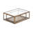 Nevala Clear Glass Stacking Storage Box Set for Use as Jewelry or Memory Boxes