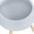 S/2 11/15" Terrazzo Planter W/ Wood Legs