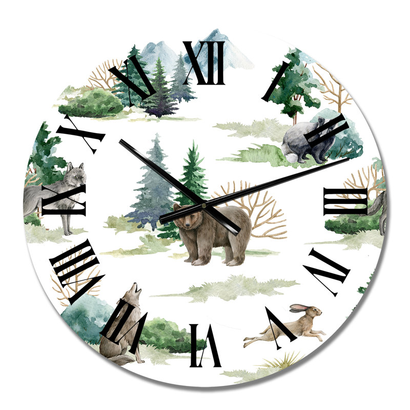 Horloge murale à motifs, Petit