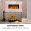 Klarstein 91cm W Electric Fireplace-39771197