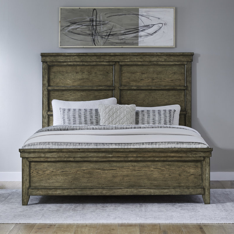 Gertraute King Panel Bed, Dresser & Mirror, Chest, Nightstand Bedroom Set, King