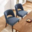 Chaise d'appoint rembourrée en bois massif-2022133710