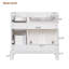 Meuble-lavabo moderne de 36 po, structure en bois massif, portes à fermeture en douceur, grand espace de rangement avec tiroirs et tiroir rabattable (lavabo non inclus)-1748393123