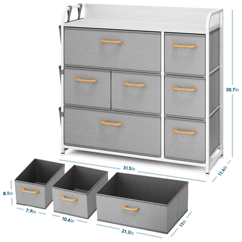 Commode 7 tiroirs Brunonas
