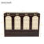 Grand lit escamotable avec centrale électrique, panneau en rotin et armoire en bois de pin, espresso-1116389146