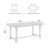 67” Rectangular Dining Table, Seats 4–6, Trestle Base, Farmhouse Wood, Burnished Medium Brown and Black-105300442