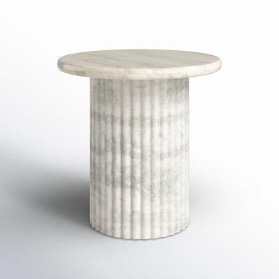 Oranda Marble Top End Table