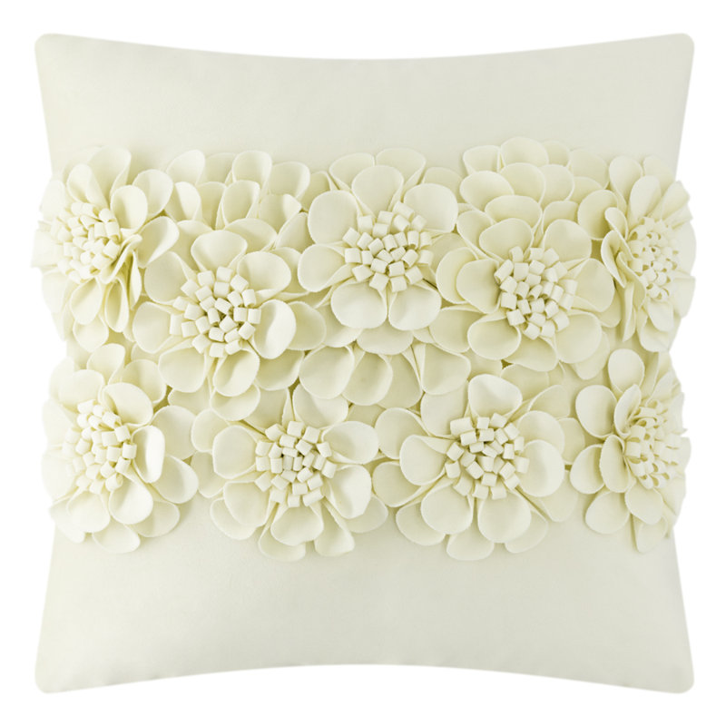  Housse de coussin 3D, Crème