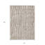 Tapis intérieur lavable abstrait 10 pi x 14 pi ivoire
