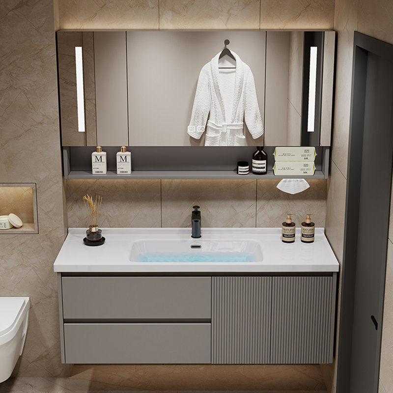 Armoire de salle de bain simple et moderne
