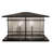 Tea House Black Metal Deck Light