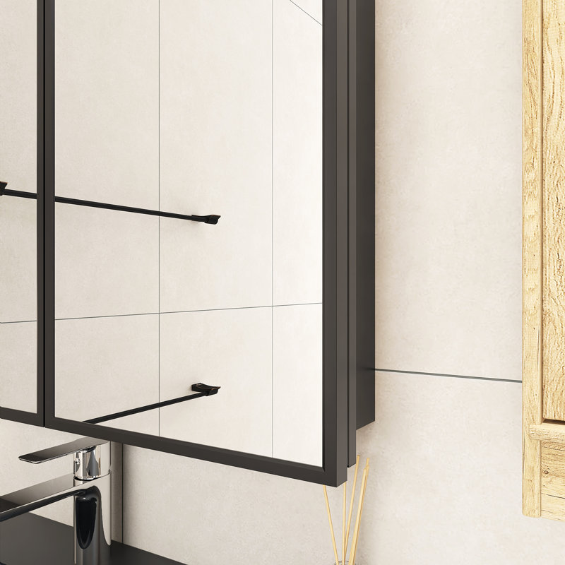Armoire à pharmacie avec miroir fixe l 30 po x H 26 po Caoimhe