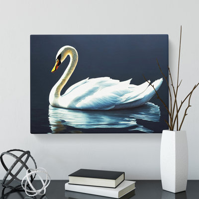 Astounding Swan - Wrapped Canvas