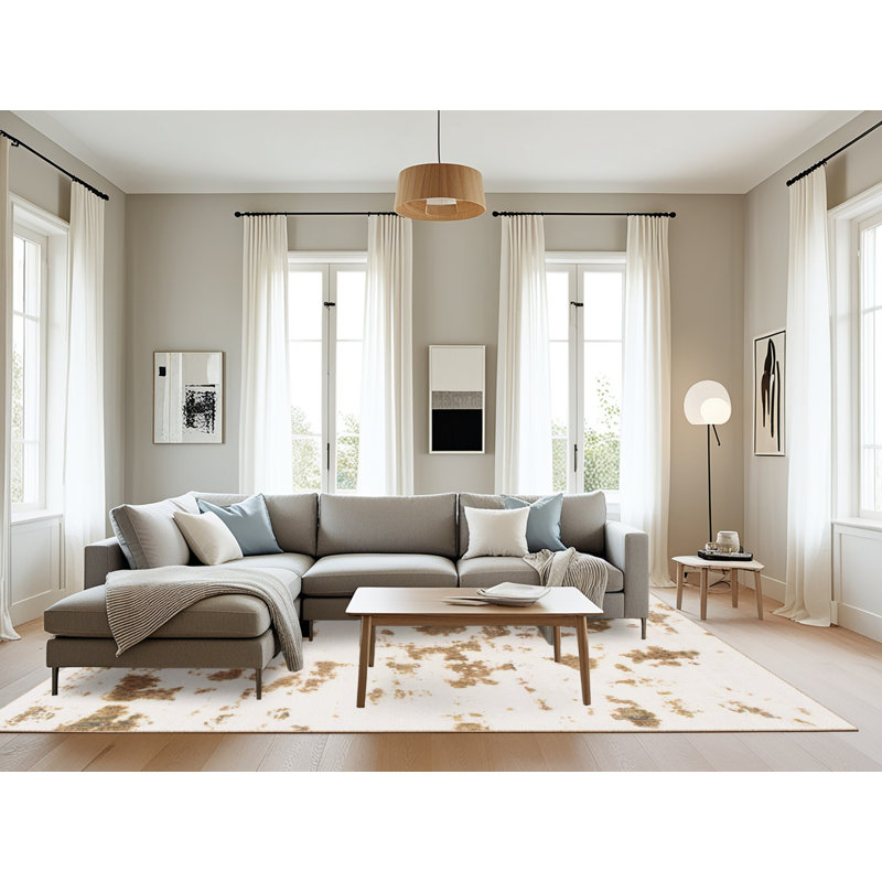 Tapis abstrait moderne 1135, Rectangle 8 pi x 12 pi
