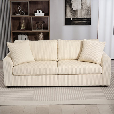 3 Seater Corduroy Sofa