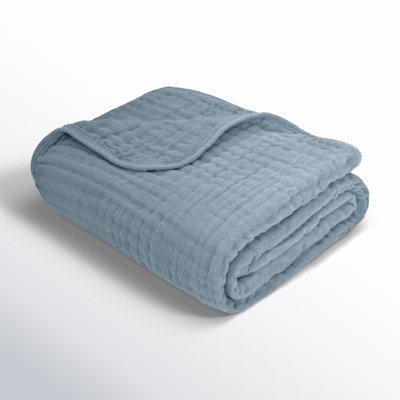 Comfy Cubs Muslin Blanket Queen, 229 x 229 cm - Soft, Lightweight, Breathable Cotton Blanket - 6-Layered Muslin Fabric