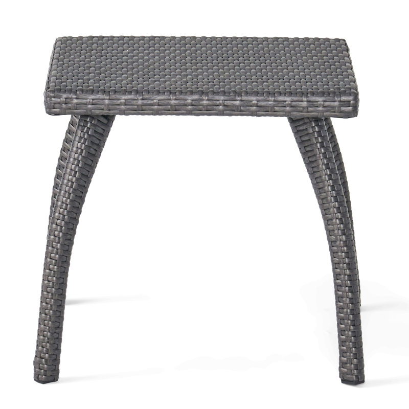Table d'appoint Rattan Honolulu Brown, Gris
