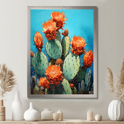 Cactus bleu et bronze II - cactus