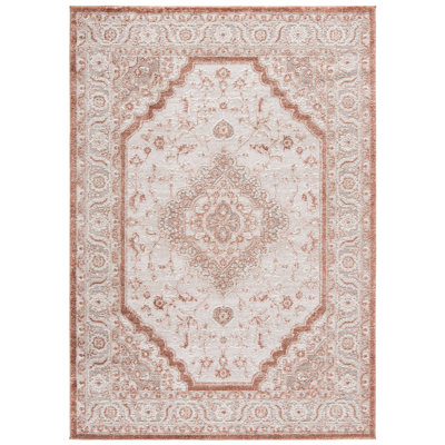 Lunara Power Loom Polyester; Jute/Sisal; Polypropylene Plastic Oriental Indoor Rug