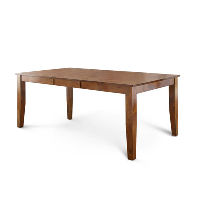 Chiricahua Extendable Solid Wood Dining Table by Loon Peak