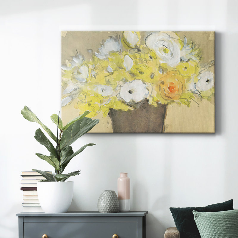 Table Bouquet II - Toile tendue avec châssis, H 18 po x l 27 po
