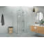 Halo 40 in. x 37 in. x 78 in. 90-degree Fully Frameless Glass Hinged Shower Enclosure-332042411