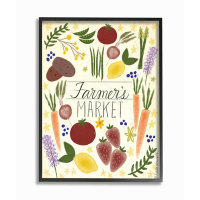 Marchés des agriculteurs-impression sur toile