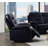 Nasra PU Leather Recliner Chair-123028100-123028098