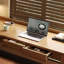 Bureau d'écriture en bois massif en L de couleur châtaignier clair-205091641-205091647