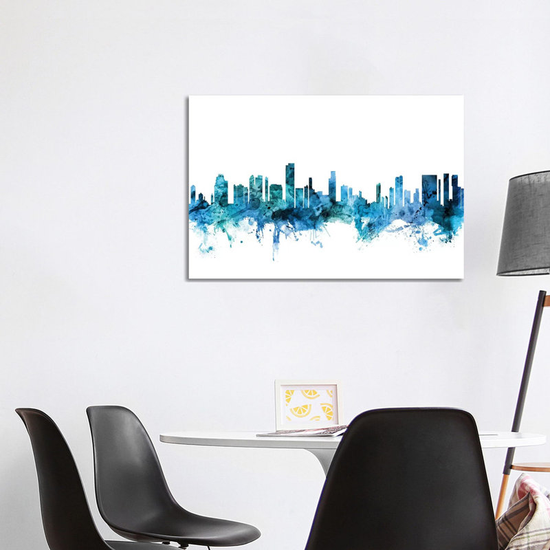 Honolulu, Hawaii Skyline by Michael Tompsett - Wrapped Canvas Gallery-Wrapped Canvas Giclée