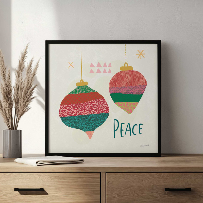 «Winter Wonder III» par Cheryl Warrick, reproduction d'art, H 12 po x l 12 po, Doré