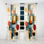 Rideau occultant coloré Mid-Century Retro Reflections IV - Mid-Century-107623498
