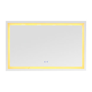 36X60 LED Bathroom Mirror with Lights, Anti-Fog, Dimmable, Backlit Front Lit, Smart Bathroom Vanity Mirror, Memory Function, Shatterproof, Tempered Glass (Horizontal/Vertical)