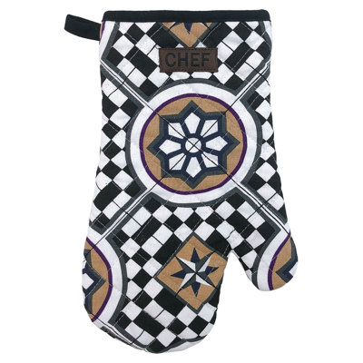 Evideco Marrakesh Geometric Cotton Oven Mitt