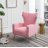 Milana 27" Wide Velvet Wingback Chair-883304316