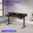 55" Inches Electric Standing Desk with Keyboard Tray, Height Adjustable Stand up Desk with 2 Drawers, Ergonomic Sit to Stand Desk with Storage Monitor Stand, Computer Table, Black-165809707-165809704