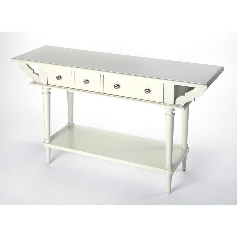Console de 54 po Foskey, Blanc
