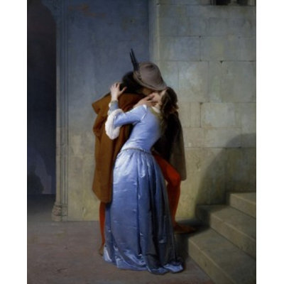 Posterazzi " The Kiss Francesco Hayez (1791-1882/Italian) Oil On Canvas Pinacoteca Di Brera Milan " Painting Print
