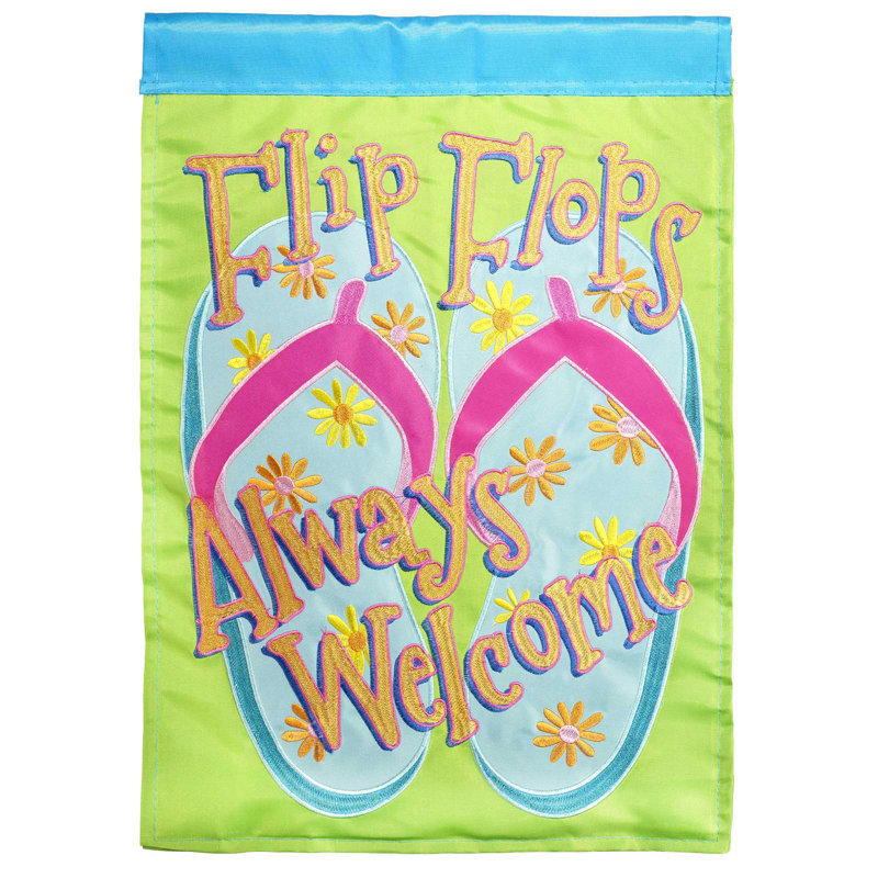 Drapeau de maison en polyester à 2 côtés Thornell 42 x 29 po, 42 po x 29 po