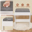 Large Vanity Table Set with Lighted Mirror & Charging Station-80827950